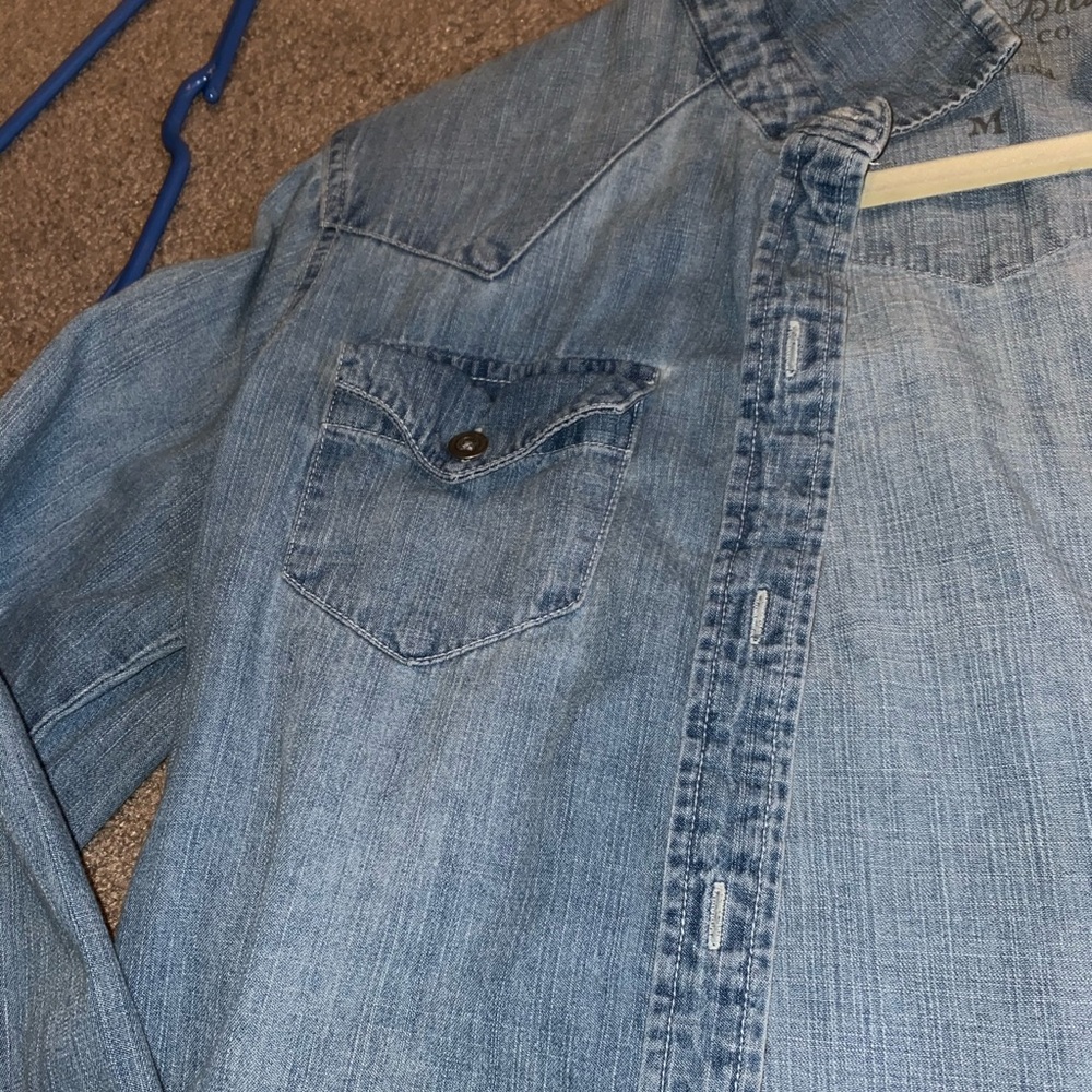 Denim button up - Picture 2 of 3